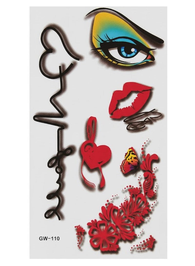تاتو مؤقت اشكال مختلفه ملونة جذابه - Image 1