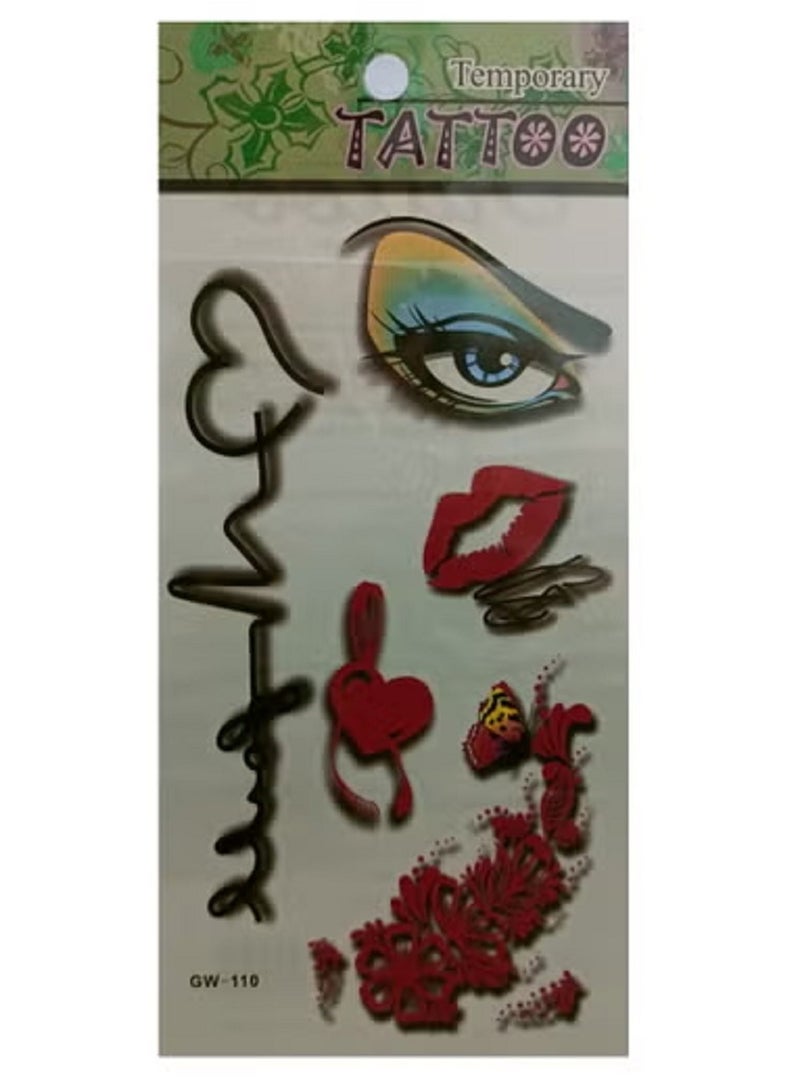 تاتو مؤقت اشكال مختلفه ملونة جذابه - Image 2