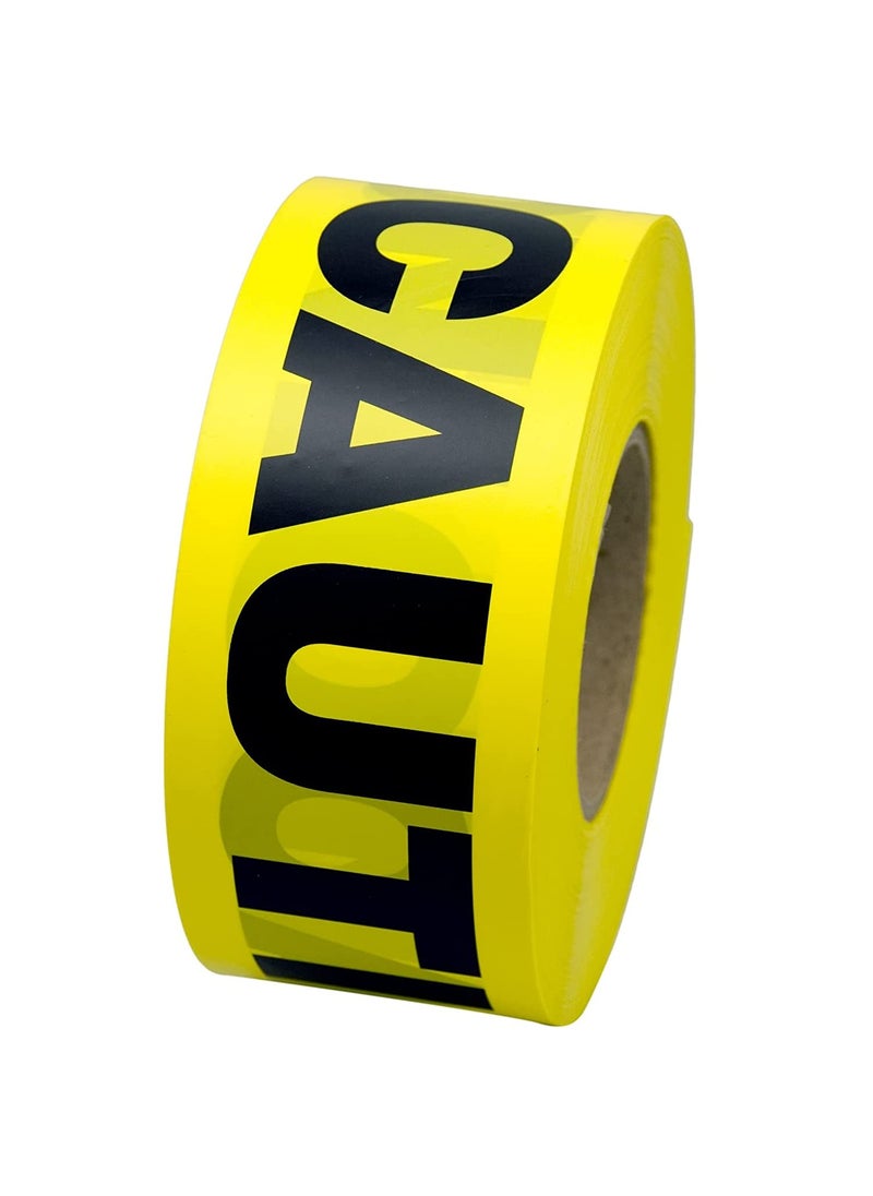 Cordova Cordova T15101 Caution Barricade Tape 1000 roll YellowBlack  - Image 5