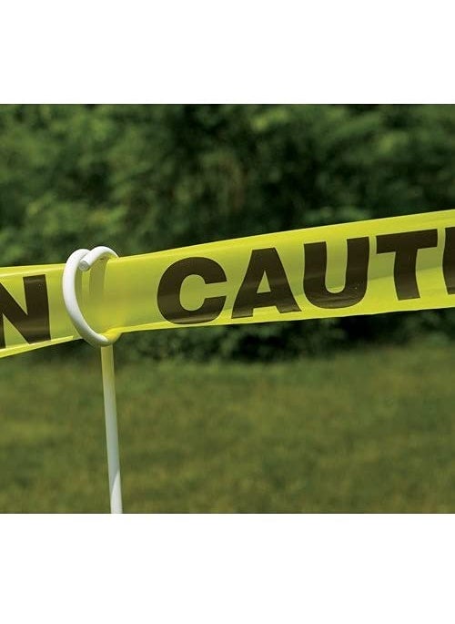 Cordova Cordova T15101 Caution Barricade Tape 1000 roll YellowBlack  - Image 4