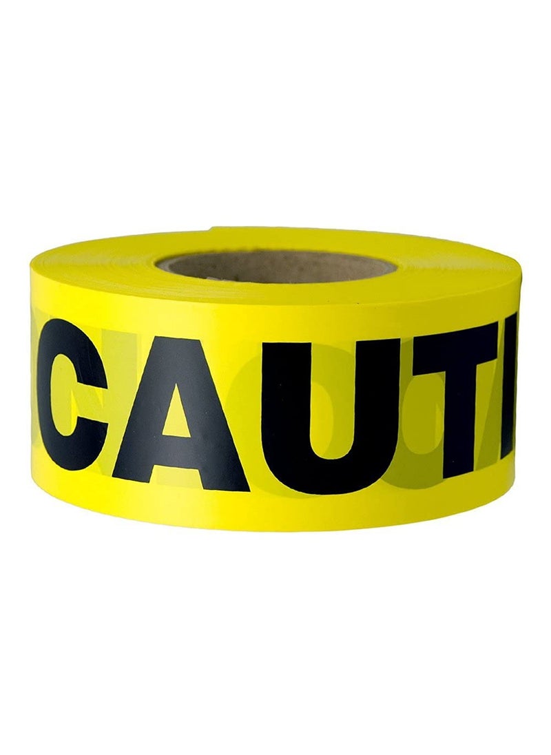 Cordova Cordova T15101 Caution Barricade Tape 1000 roll YellowBlack  - Image 1