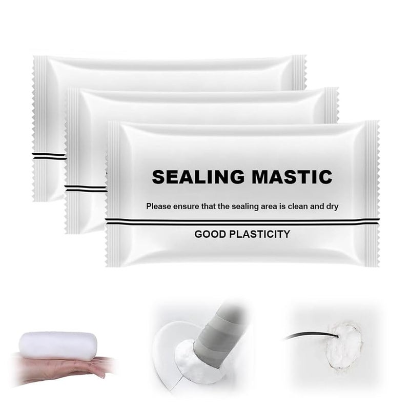 2025 معجون مانع للتسرب ضد الماء 3 عبوات لثقوب الجدران وفجوات الأنابيب - Image 2