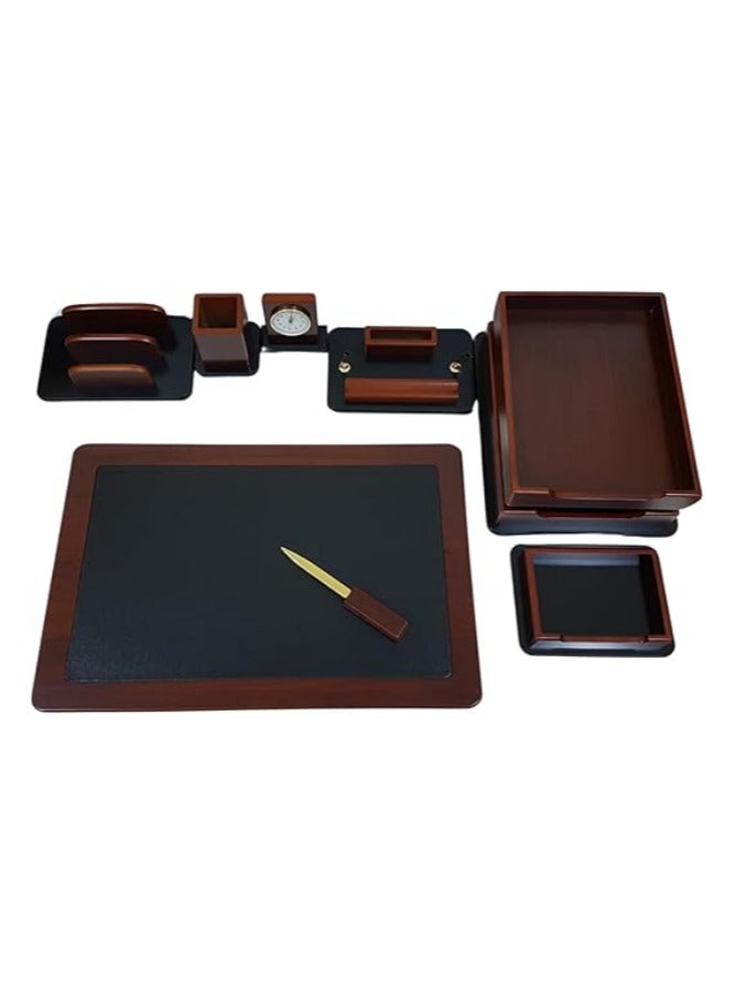 Generic Luxury 8-piece leather office set  - Image 1