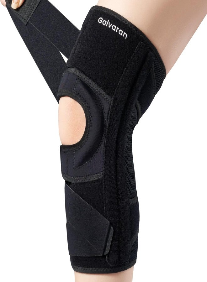 Galvaran Knee Brace for Meniscus Tear:Adjustable Knee Support for Maximum Knee Pain,Side Stabilizers for Injury or Surgery Recovery - Men and Women - Image 1