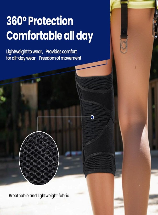Galvaran Knee Brace for Meniscus Tear:Adjustable Knee Support for Maximum Knee Pain,Side Stabilizers for Injury or Surgery Recovery - Men and Women - Image 5