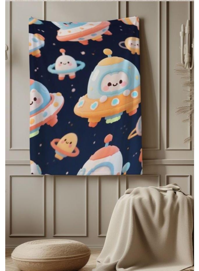 general Baby and children's cartoon flannel thin blanket (warm and comfortable, suitable for sleep, game use) 70cm*100cm - Image 3