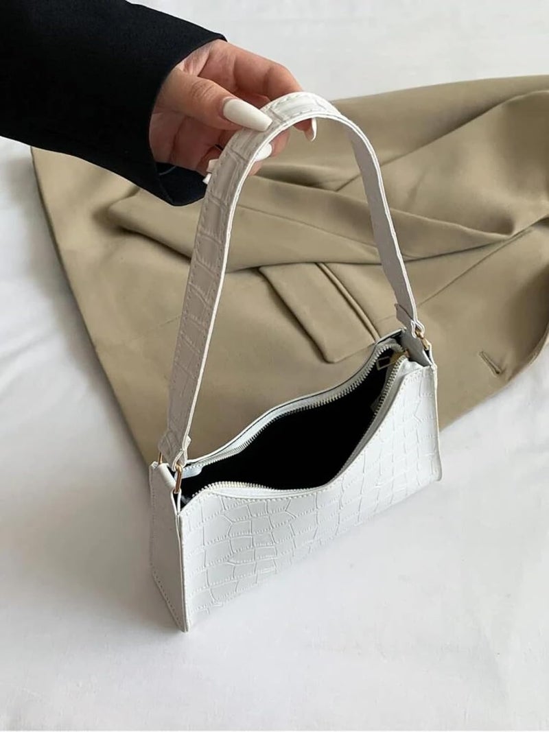 Like Style حقيبة يد من جلد PU الملمس مع إغلاق بسحاب، حجرة واسعة، للاستخدام اليومي - Image 5