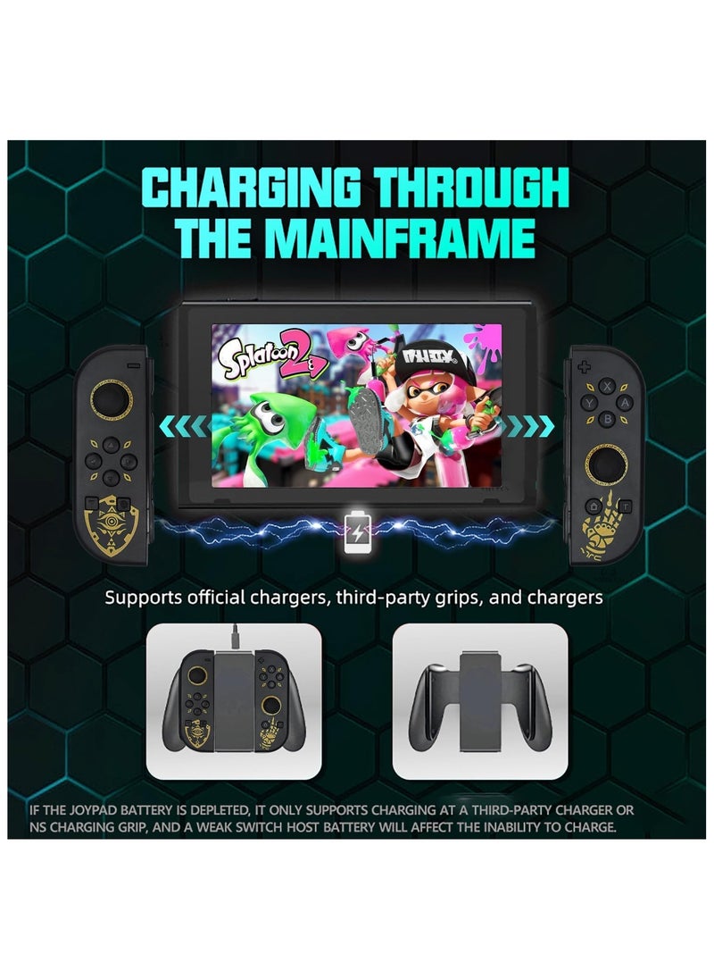 Generic Joy Cons Wireless Controller for Nintendo Switch, L/R Controllers Replacement Compatible with Nintendo Switch/Lite/OLED, Joystick with Wake-up/Screenshot/Dual Vibration/Motion Control Function  - Image 2