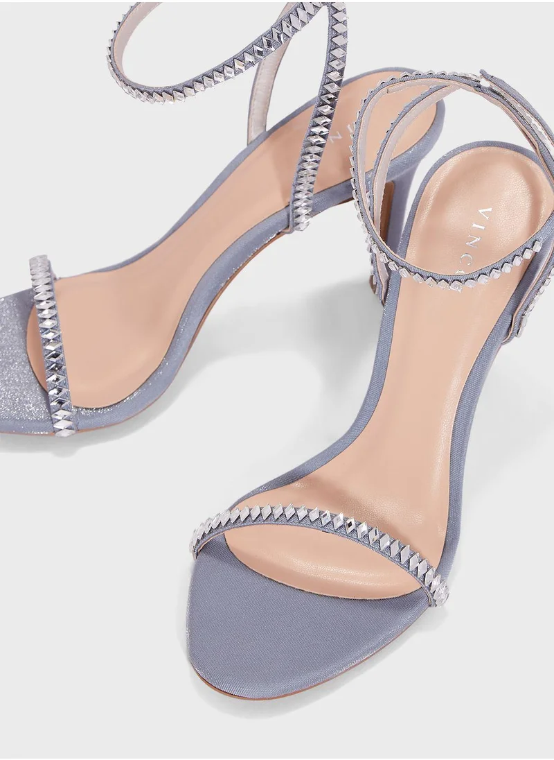 Vincci Ankle Strap High Heel Sandals