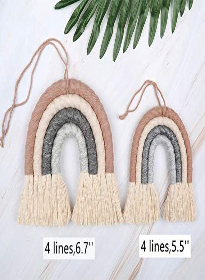 ZWA Rainbow Wall Hanging, Handmade Macrame Wall Art for Nursery, Kids Room Home Decor - Image 2