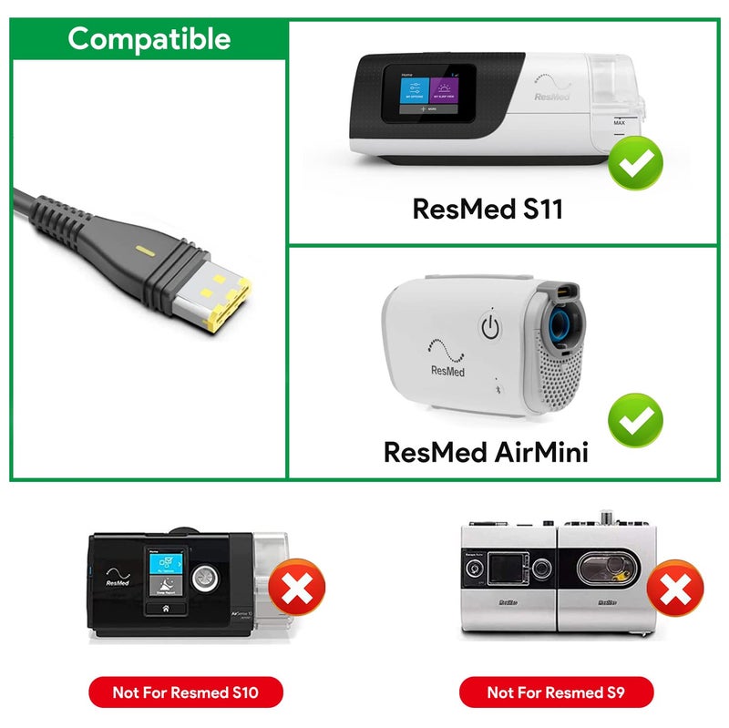 KFD 12V-24V Car Charger DC Adapter for Resmed AirSense 11 & ResMed AirMini DC Converter CPAP Machine Power Cord 20V PD USB C to Cigarette Lgihter Convert Cable for Power Station/Bank/Battery Backup - Image 4