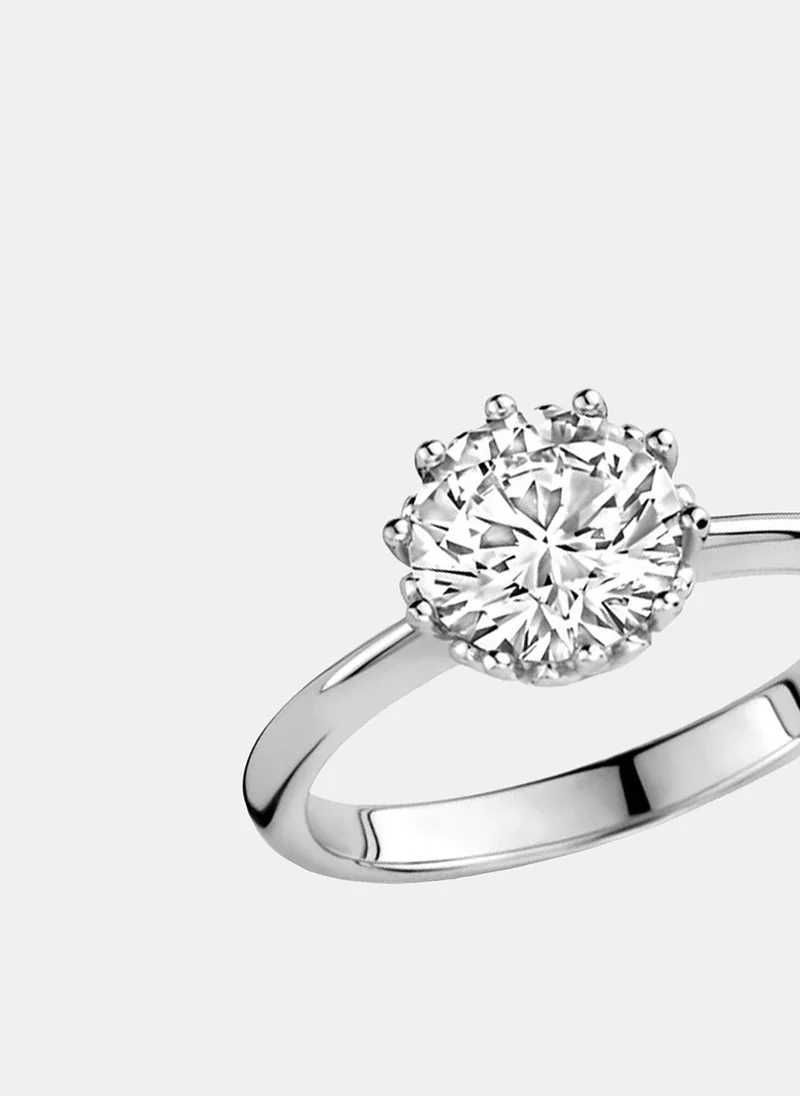 ليو جو خاتم بحجر الراين المستدير