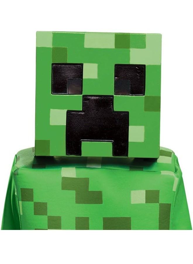 Generic Game Crawler' Cosplay Costume Set Kids XL Green with 3D Pixelated Texture, Elastic Cuffs & Detachable Headpiece - Premium Polyester for Halloween, Cosplay, Parties & Gaming Events for Game ﻿ - Image 5