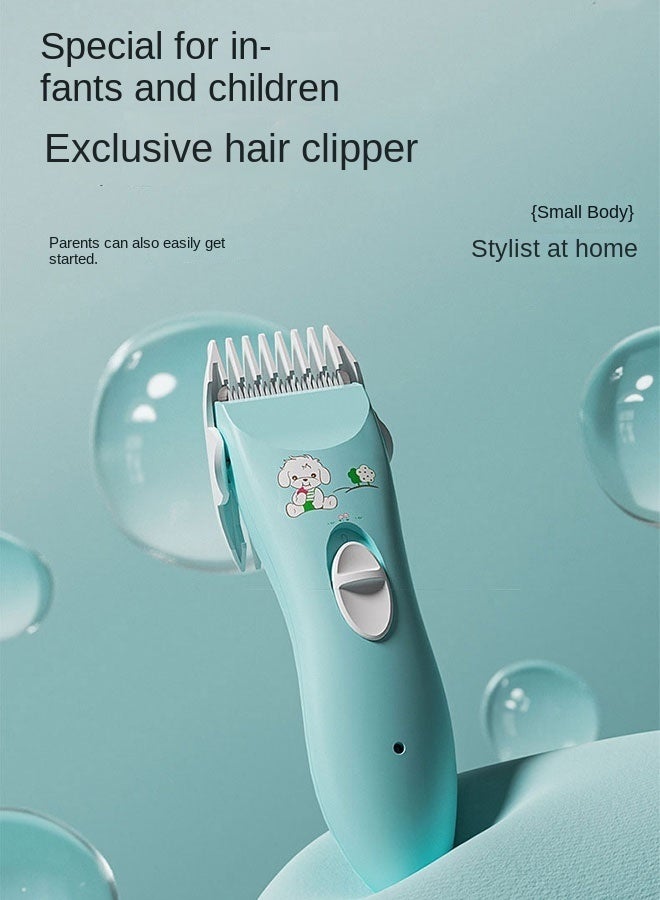 مقصات شعر الأطفال، مقص شعر متخصص وصامت للأطفال وتمام، آلة قص شعر لاسلكية مقاومة للماء وقابلة للشحن للأطفال، مجموعات قص الشعر المقاومة للماء - Image 2