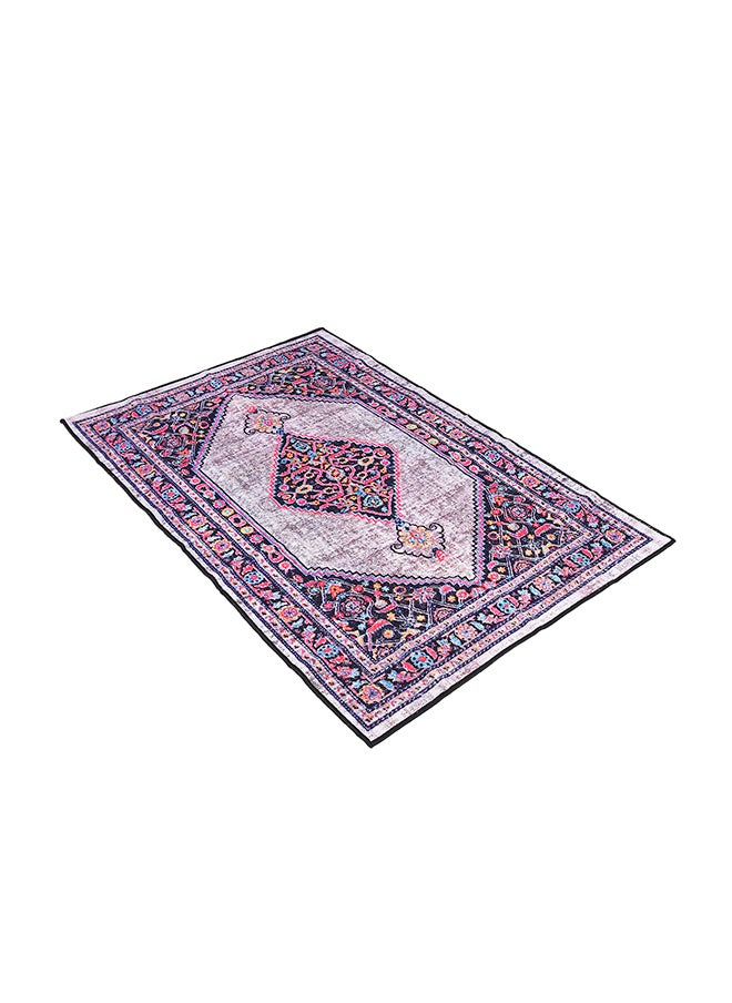 Status Contract Multi Printed Vintage Persian Carpet Rug Runner for Bedroom/Living Area/Home with Anti Slip Backing, 152 X 213 Cm  - Image 3