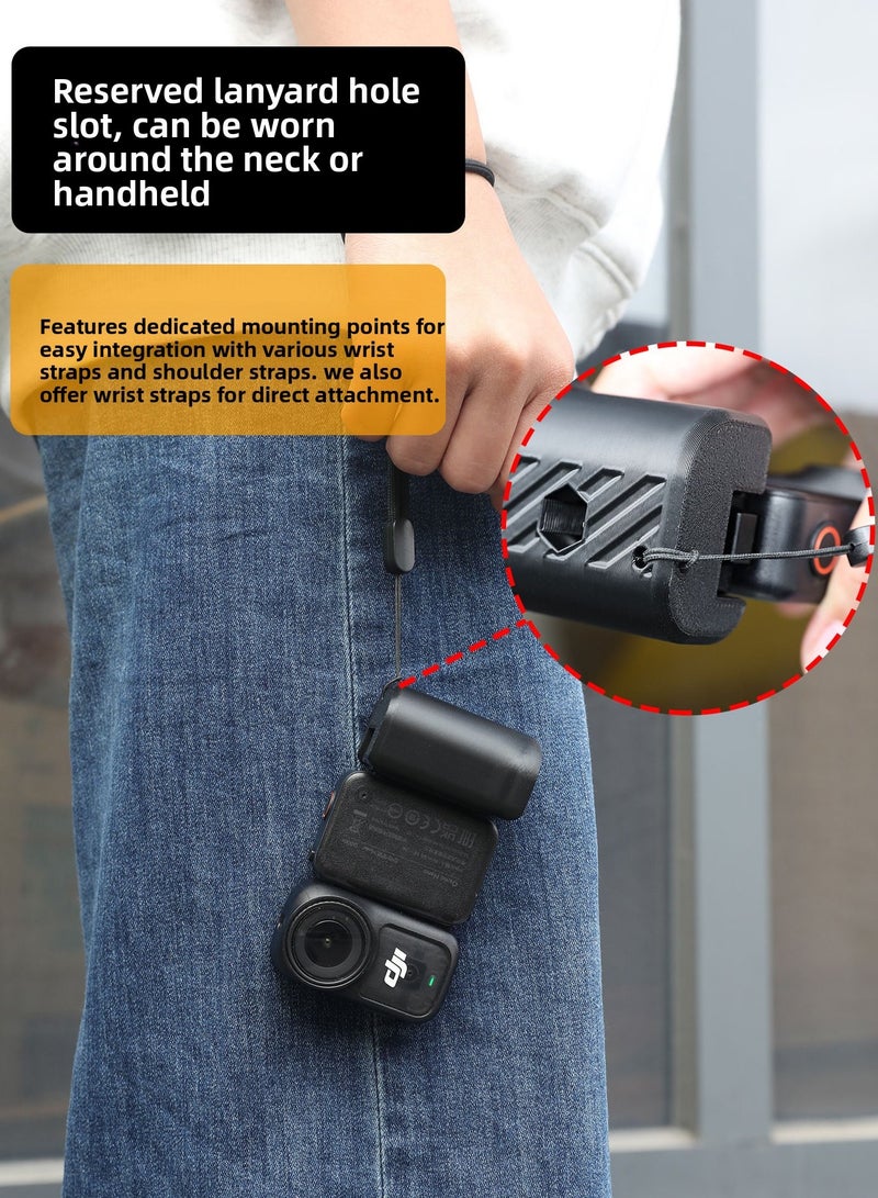 Street Photography Handle for DJI Nano – Lightweight Ergonomic Grip with Magnetic Quick-Release, Strap-Compatible for Stable Handheld Action Shooting - Image 5