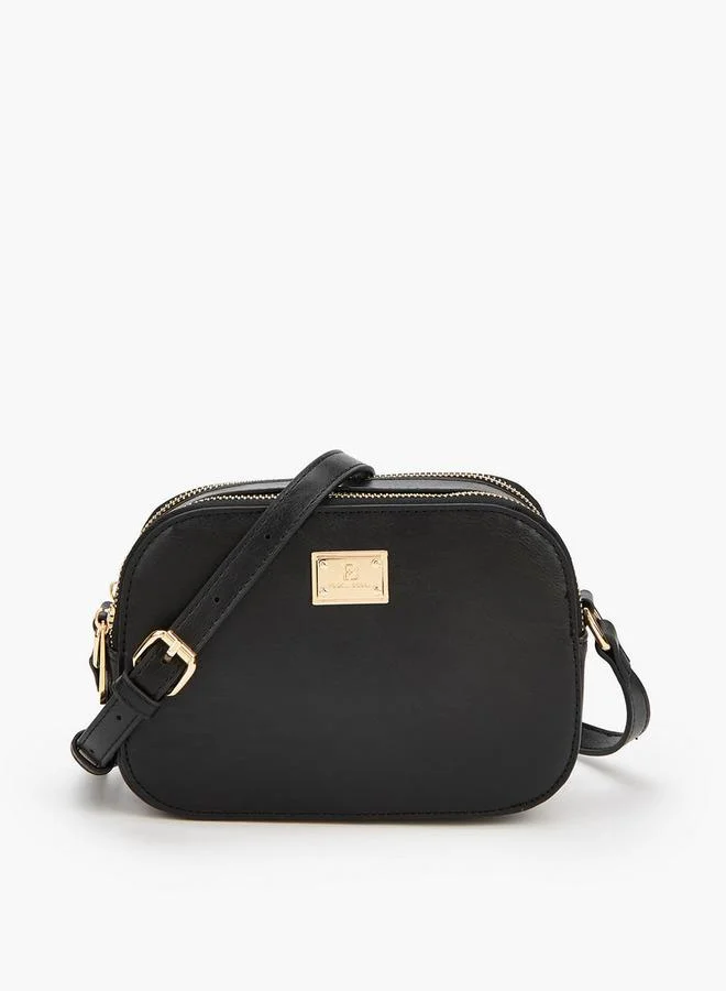 فلورا بيلا من شو إكسبرس حقيبة كروس بودي بشعار مميز وحزام كتف قابل للتعديل