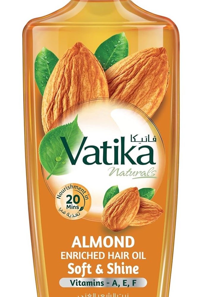 Vatika Naturals Almond Enriched Hair Oil - 500ml - Image 1