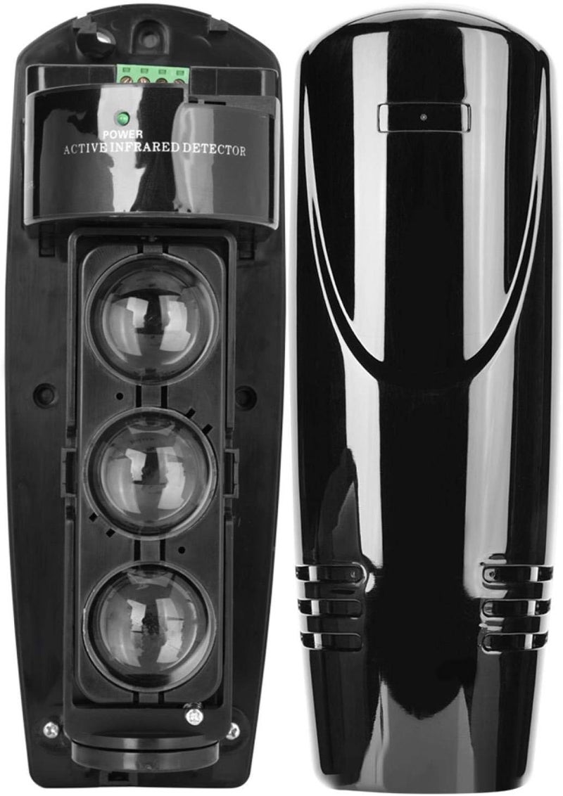 comfrt Triple Beam Alarm Photoelectric Beam Sensor Infrared Detector Security System Outdoor Weatherproof Motion Sensing Security Perimeter Alert System(ABE-250) - Image 1