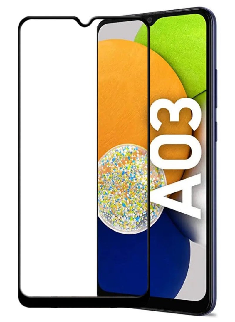 ACLIX Antistatic ESD Dustproof Premium Quality High Definition Tempered Glass Screen Protector Designed For Samsung Galaxy A03 - Image 1