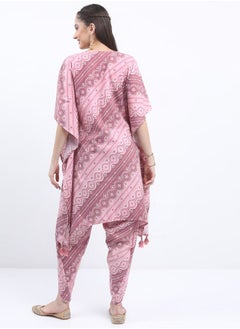 Ketch All Over Print Kaftan & Dhoti Trouser Co-Ord Set by Styli  - Image 3