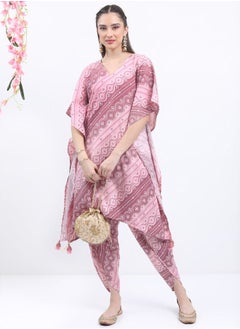 Ketch All Over Print Kaftan & Dhoti Trouser Co-Ord Set by Styli  - Image 1