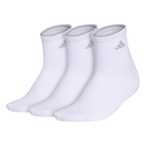 Adidas Cushioned Quarter Socks (3-Pair) over the ankle fit with arch compression - Image 1