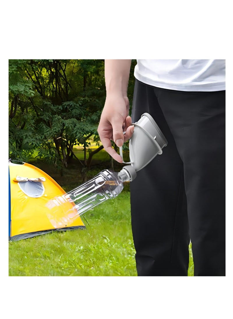 Unisex Urination Device, Travel Emergency Toilet, Urinal Device with Tube and Handle, Travel Pee Bottle for Men and Women, Urinal Pee Funnel, Women Pee Cup Stand Up for Outdoor, Camping, Patient - Image 4