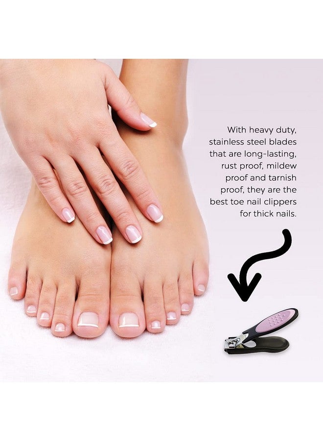 DreamCut Dream Cut Nail Clipper with Comfort Grip Nail Catcher - Chrome Plated Toenails Clippers Nail Cutter Catches Clippings Sharp Sturdy Trimmer Stainless Steel for Men and Women  - Image 1