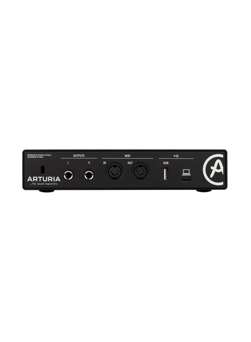 Arturia MiniFuse 2  USB Type-C Audio/MIDI Interface (Black) - Image 3
