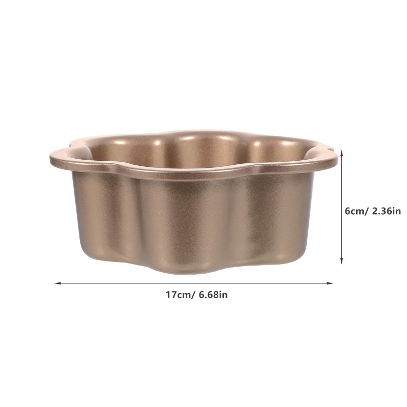 6 Inch Plum Blossom Cake Pan Detachable Bottom Nonstick Baking Mold for Cheesecake - Image 3