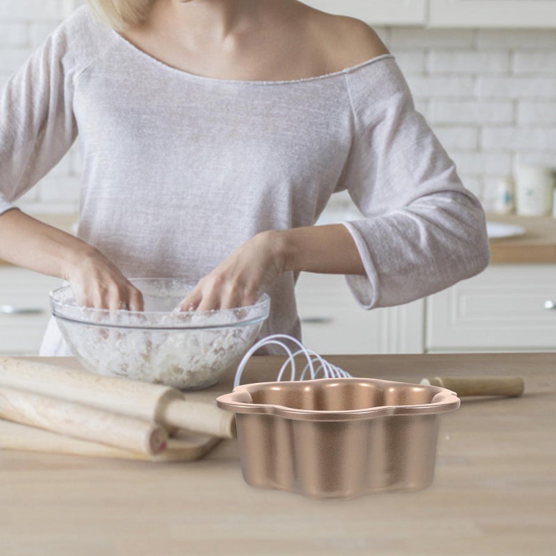 6 Inch Plum Blossom Cake Pan Detachable Bottom Nonstick Baking Mold for Cheesecake - Image 5