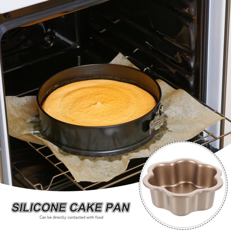 6 Inch Plum Blossom Cake Pan Detachable Bottom Nonstick Baking Mold for Cheesecake - Image 4
