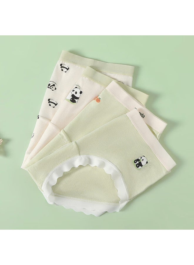 Fentengcare Women's Underwear Soft Modal 4-pack New Breathable Comfortable Cartoon Panda Panties - Image 3