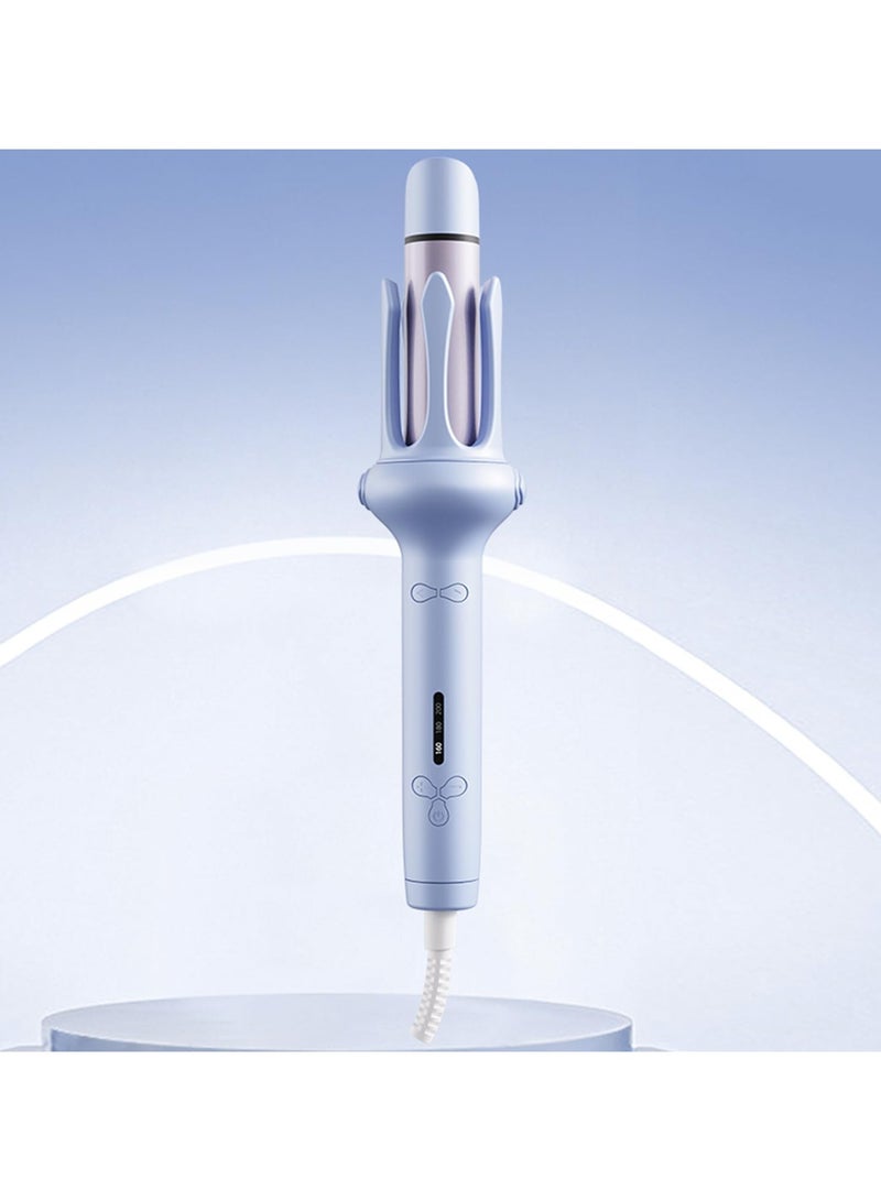 general Hair straightener & curling iron 2-in-1, automatic curling iron rotation - 1.26" PTC hot hair curling iron with 3 temperature and essential oil layers conditioning travel curling iron - Image 1