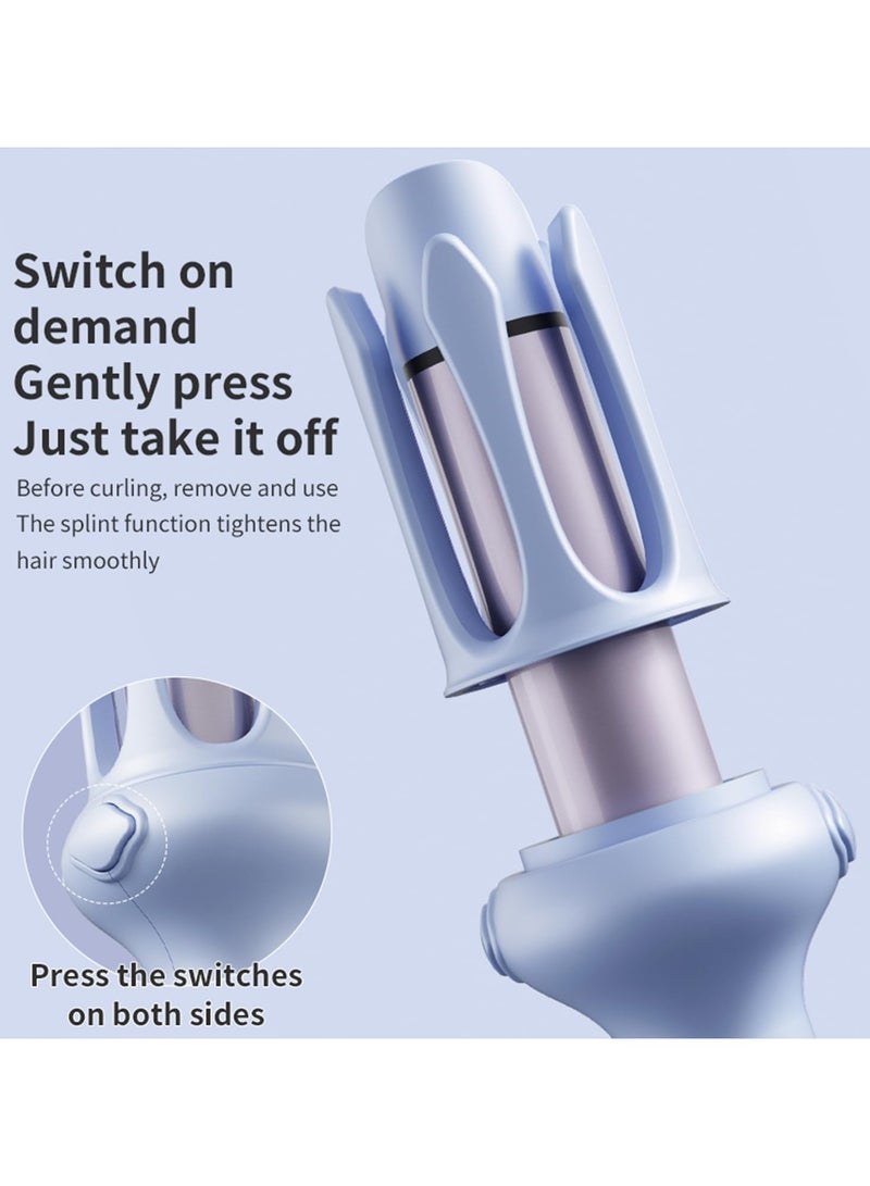 general Hair straightener & curling iron 2-in-1, automatic curling iron rotation - 1.26" PTC hot hair curling iron with 3 temperature and essential oil layers conditioning travel curling iron - Image 5