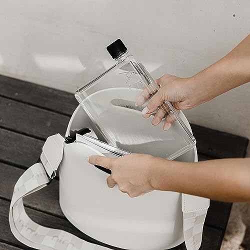 memobottle A5 25oz / 750ml - Flat water bottle designed to fit in your bag - BPA-Free Tritan - Image 2