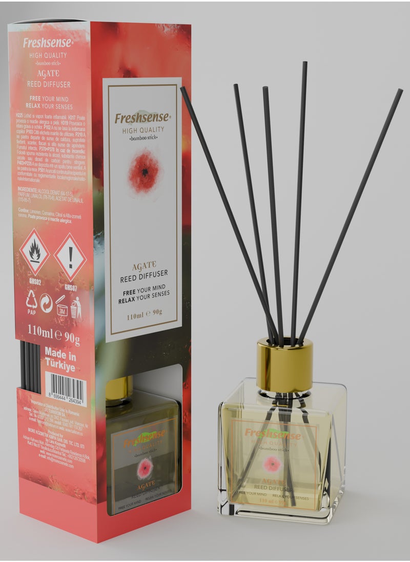 Fresh Sense - Reed Diffuser AGATE Room Freshener Home Fragrance Aromatherapy FRESH SENSE - Image 1
