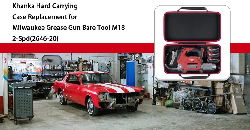 khanka Hard Case Replacement for Milwaukee 2646-20 M18/2646-21ct M18-Spd Grease Gun,Case Only. - Image 5