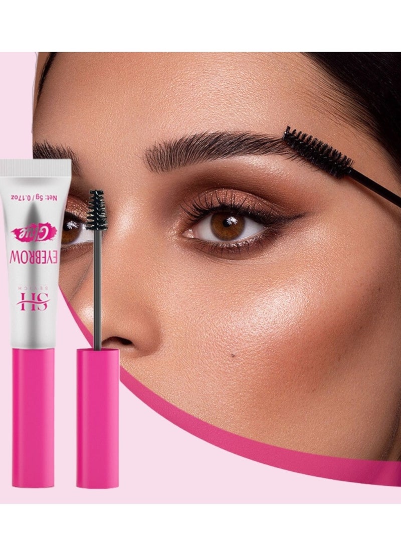 Sevich Eyebrow Glue Brow Lifting Instant Brow Styler Waterproof Quick Drying Brow Lift Gel 24 Hour Invisible Shaping and Setting Lamination Glue Styling Brow Fix Gel Eyebrow Lift Glue Clear - Image 2