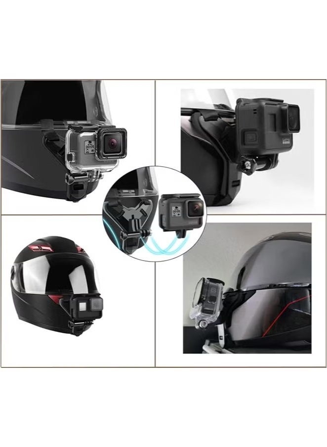 Generic Motorcycle Helmet Chin Strap Mount for iPhone, Samsung, GoPro Hero 13/12/11/10/9/8/7/6/5, DJI Osmo Action 5 Pro/4/3/2, Insta360 Ace Pro/ONE R, AKASO, Campark, YI & Action Cameras – Upgraded Stable Design  - Image 3