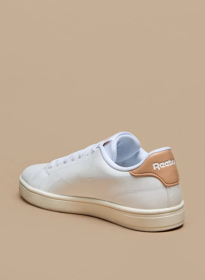 Reebok Womens Panelled Sports Shoes with Lace-Up Closure - REEBOK COURT CLN