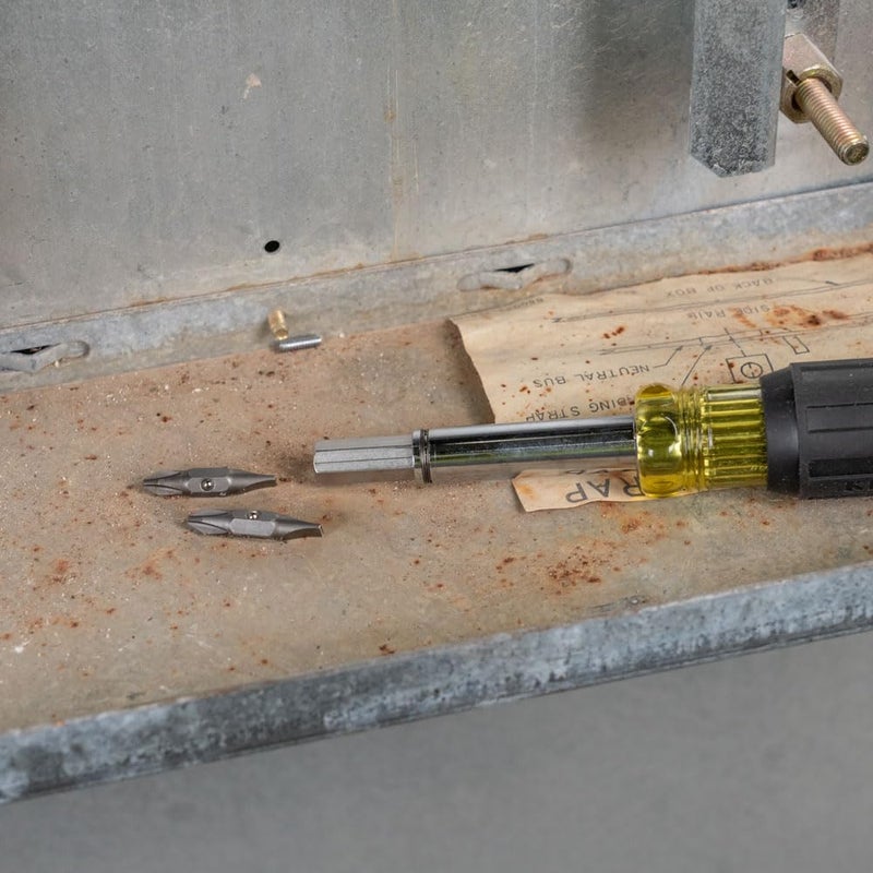Klein Tools 32483 Bit for 11-in-1 and 10-in-1 Klein Screwdriver Nut Driver, #2 Phillips, 1/4-Inch Slotted - Image 5