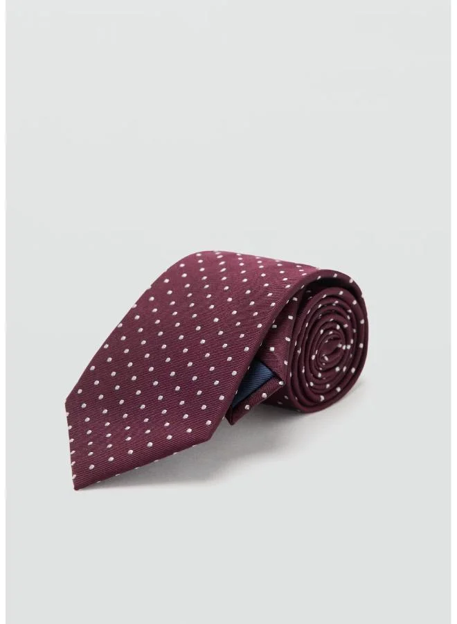 مانجو مان Polka-Dot Silk Tie