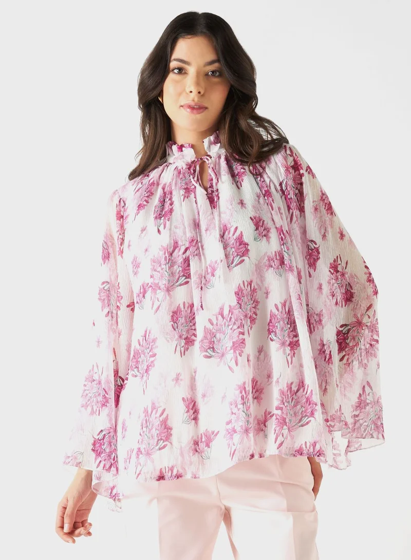 Iconic Floral Print Top