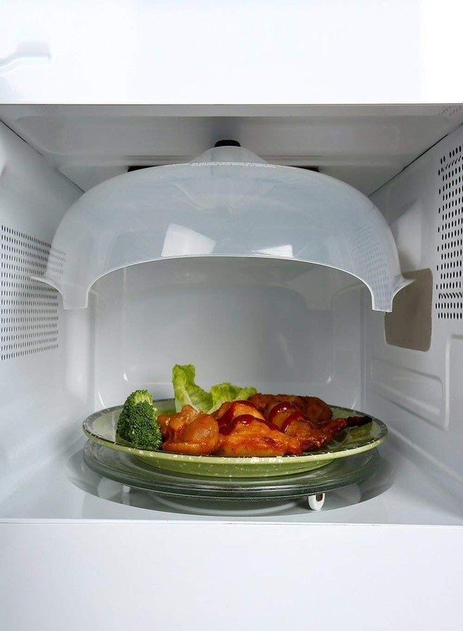 CPEX Microwave Plate Cover Food Lid Steam Vents Magnetic Splatter Lid Food Splash Guard Anti-Sputtering Hower Magnetic Function With Safe Convenient - Image 1