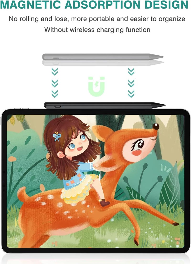 JAMJAKE Stylus Pen with Palm Rejection, 2X Fast Charge Active Pencil - Image 4