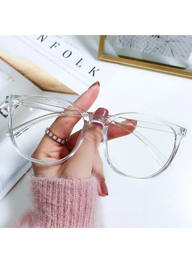 Anti Blue Light Blocking Myopia Eyeglasses Oversized Frame Eyewear Glasses Short-sighted Glasses