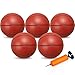 LNCOJOLM 98Basketball Bouncy Ball for Kid Adult Teen Soft Ball for Basketball Hoop Trampoline Size 7 PVC Waterproof Basketballs for Swimming Pool Sports Toy for Indoor Outdoor Water Pool Games Party - Image 2