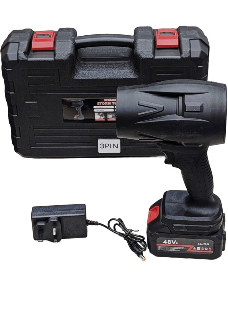 ريبنيو منفاخ هواء جاف صغير بقوة 48 فولت في الساعة، منفاخ هواء توربو بمروحة فائقة، منفاخ هواء محمول يعمل بالبطارية - Image 1